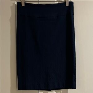 Navy Pencil Skirt